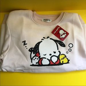 New sanrio sweater pullover pink L